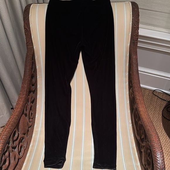 NWOT VINCE VELVET LEGGINGS WITH SHIMMER IN BLACK SIZE SMALL - Picture 8 of 12